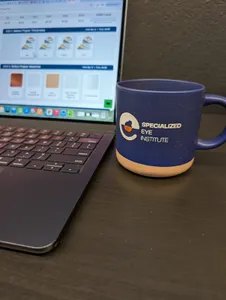 ImprintNow.com.au - 11 oz. Cosmic Speckled Clay Coffee Mugs