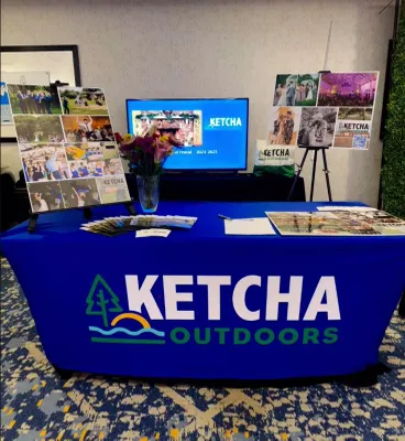 Wedding Show Table cover And stickers