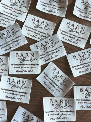 Woven Labels - Ready to tag on hats