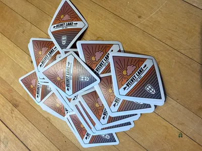 PVC Stickers - Logo for a family cabin
