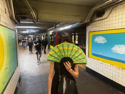 Artist subwqy installation NYC 2026 loveintransitnyc
