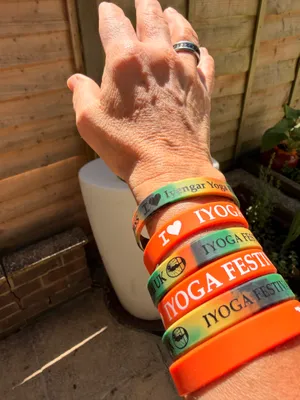 Printed Wristbands - Annual Yoga Festival in Hampshire - iyengaryogafestivalcom