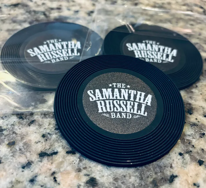 ImprintNow.com.au - Soft Plastic Record Coaster