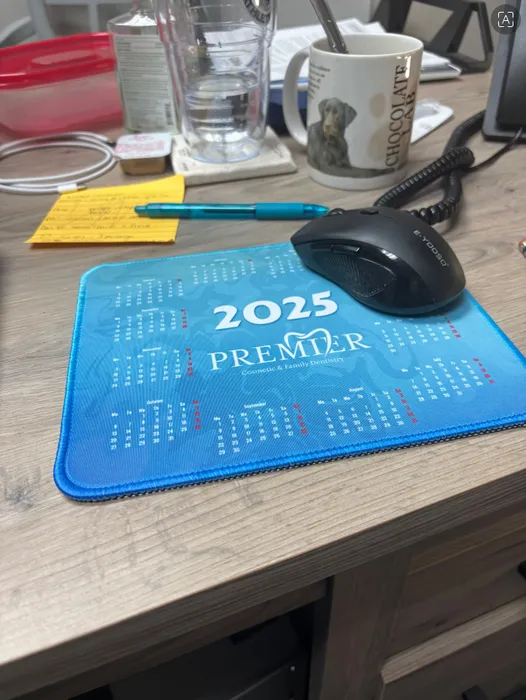ImprintNow.com.au - Light Blue Calendar Mouse Pad