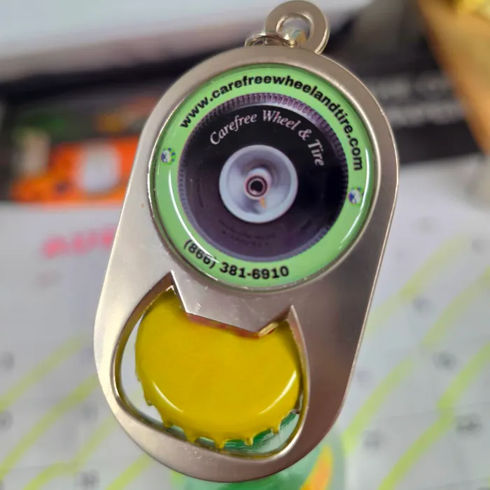 ImprintNow.com.au - Multi-use Alloy Bottle Opener Keychain