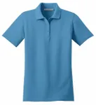 Port Authority Women's Stain-Resistant Polo. L510 Celadon Blue