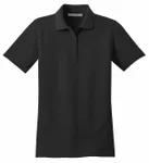 Port Authority Women's Stain-Resistant Polo. L510 BLACK