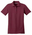 Port Authority Women's Stain-Resistant Polo. L510 Burgundy
