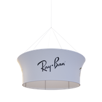 Custom Tapered Circle Personalised Trade Show Hanging Signs - Imprint Now - AUS