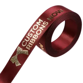 Double Face Satin Ribbon - Imprint Now - AUS