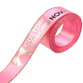 Metallic Edge Satin Ribbon - Imprint Now - AUS