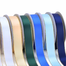 Metallic Edge Double Face Satin Ribbon - Imprint Now - AUS