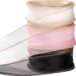 Blank Metallic Edge Wavy Ribbon - Imprint Now - AUS