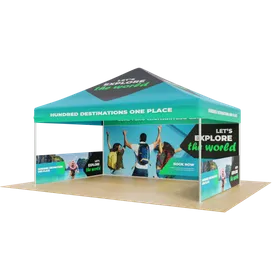 Custom Outdoor Canopy Tents Waterproof 4.6 m x 3 m - Imprint Now - AUS