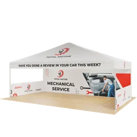 Custom Outdoor Trade Show Displays Heavy Duty 6.1 m x 3 m - Imprint Now - AUS