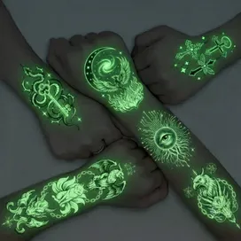 Glow Tattoos with Colorful Imprint - Imprint Now - AUS