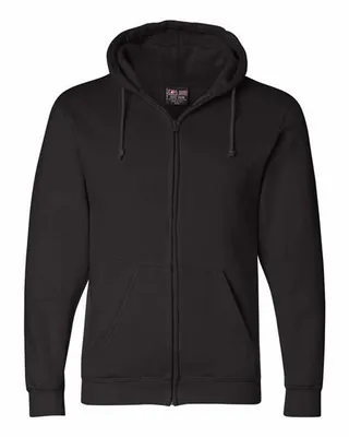 Bayside Adult 9.5 oz., 80% cotton/20% polyester Full-Zip Hooded Sweatshirt - Imprint Now - AUS