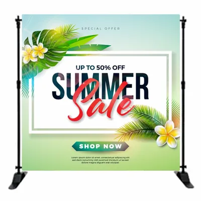 Top & Bottom Pole Pocket - Imprint Now - AUS