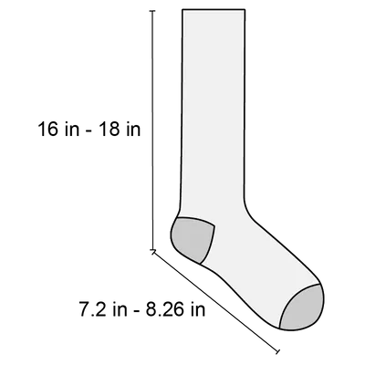 Women_DTF Printing + Pure Cotton Knee High Women_DTF Printing + Pure Cotton Knee High - Imprint Now - AUS
