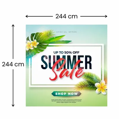 244 x 244 cm - Imprint Now - AUS