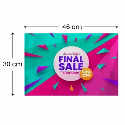 46 x 30 cm - Imprint Now - AUS