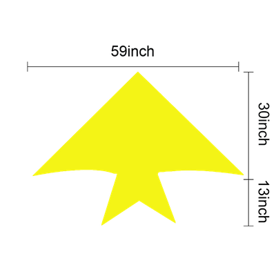 76cm L x 150cm W (33cm Tail Length)