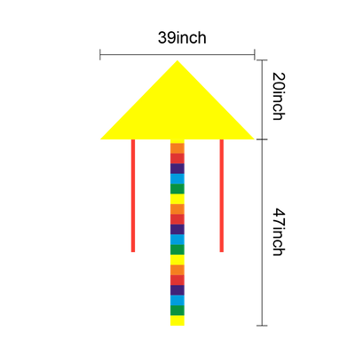 51cm L x 99cm W (119cm Tail Length)