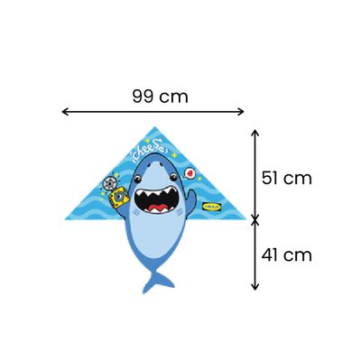 51cm L x 99cm W (41cm Tail Length)