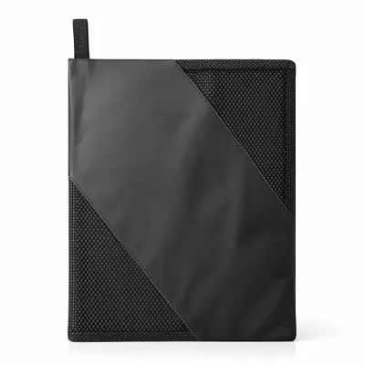 A folded hand towel in black and purple with the text 'Fully Customise your Towels' promotes personalised hand towels.