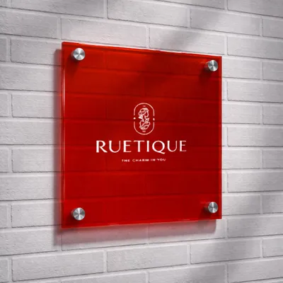 Transparent Red - Imprint Now - AUS