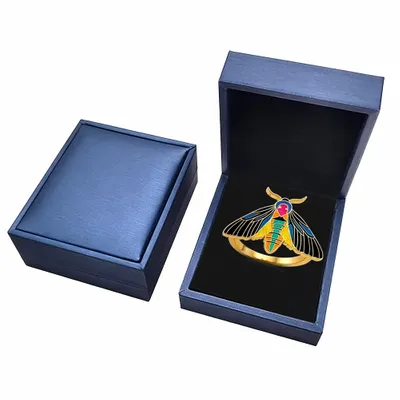 Blue PU Box - Imprint Now - AUS