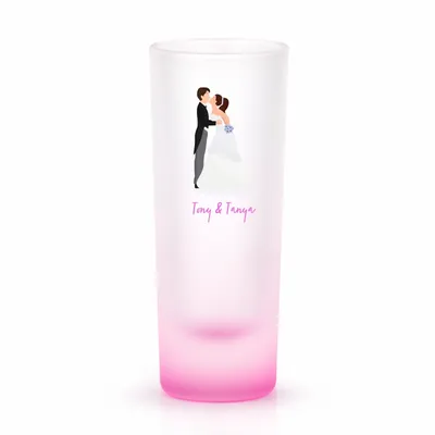 Radiant Base Frosted Tall Shot Glass - Imprint Now - AUS