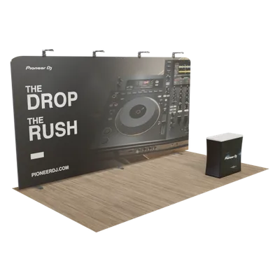 20' x 10' Straight  Zip Up Display - Imprint Now - AUS