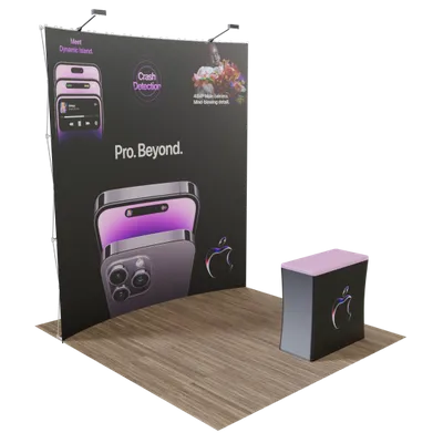 Custom Curved Pop Up Trade Show Display 10' x 10' - Imprint Now - AUS