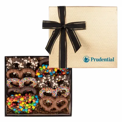 Premier Chocolate Pretzel Gift Box - Imprint Now - AUS