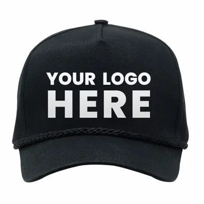 Cobra C256 5 Panel Twill, Snap Back Golf, Rope Cap - Imprint Now - AUS