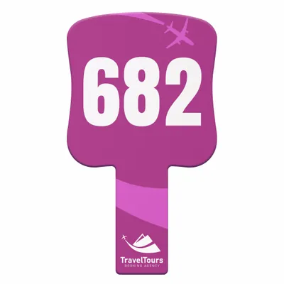 Rectangle Auction Paddles - Imprint Now - AUS