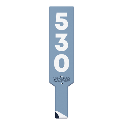 Paddle Shape Auction Paddles