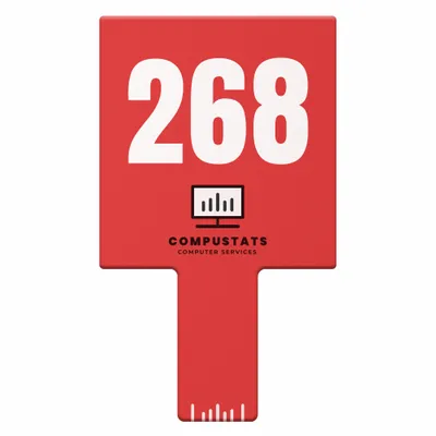 Rectangle Auction Paddles - Imprint Now - AUS