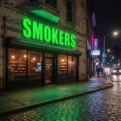 Front Lit Tim Cap Sign with Holes