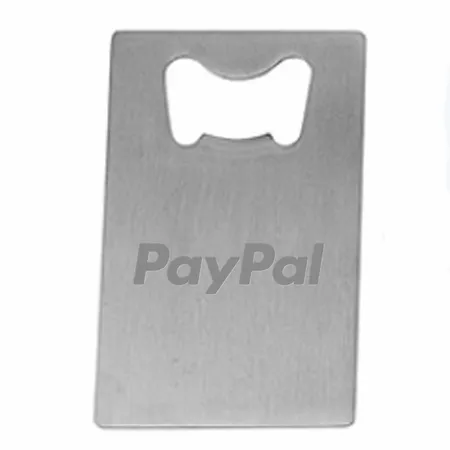 Card-shaped Bottle Opener Keychain - Imprint Now - AUS