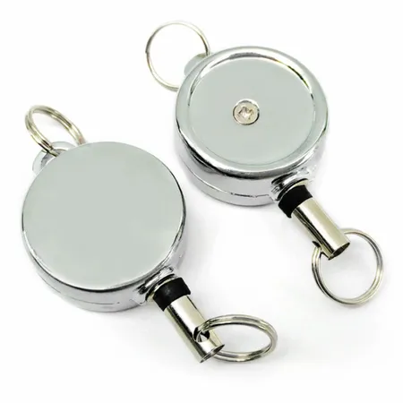 Silver Reel Keychain Silver Reel Keychain - Imprint Now - AUS