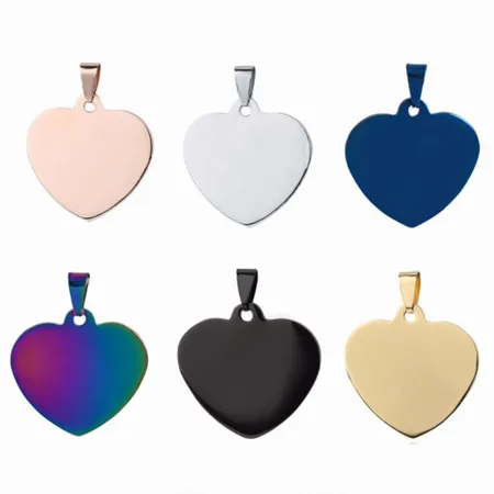 Full Colour Heart Metal Keychain Full Colour Heart Metal Keychain - Imprint Now - AUS