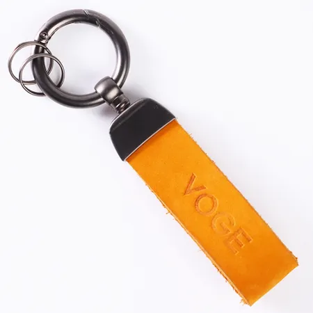 Leather Tag Keychain Leather Tag Keychain - Imprint Now - AUS