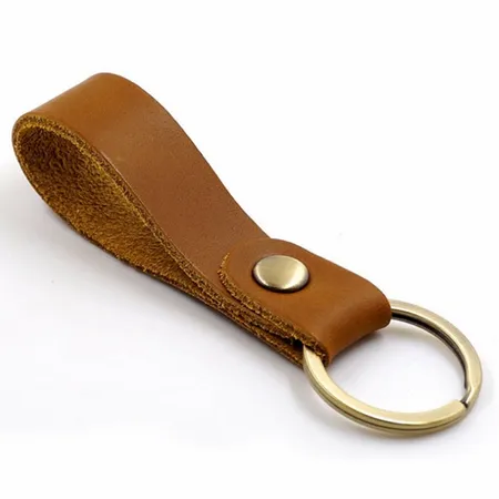 Suave Leather Keychain Suave Leather Keychain - Imprint Now - AUS