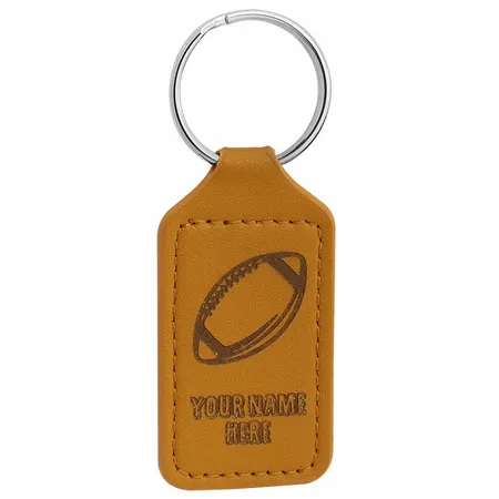 Durable Debossed Leather Keychain Durable Debossed Leather Keychain - Imprint Now - AUS