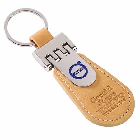Royalty Tag Leather Keychain Royalty Tag Leather Keychain - Imprint Now - AUS