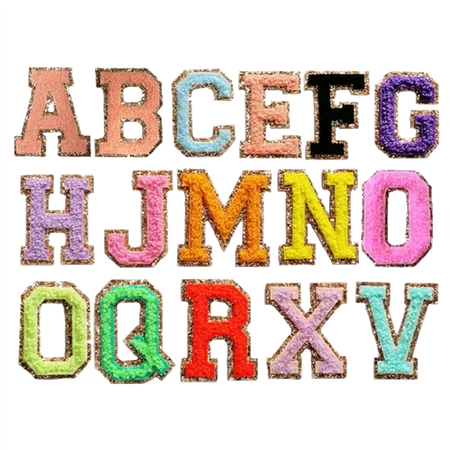 Chenille Letters with Metallic Backing - Imprint Now - AUS