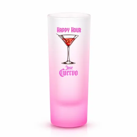 Tall Shot Glass - Coloured & Frosted - Imprint Now - AUS