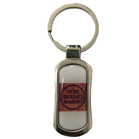 Stylish Rectangle Metal Keychain Stylish Rectangle Metal Keychain - Imprint Now - AUS
